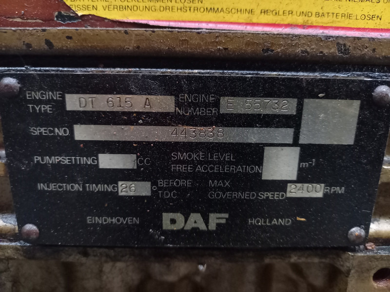 DAF DT 615 A USED - Engins de chantier: photos 5 DAF DT 615 A USED - Engins de chantier: photos 5