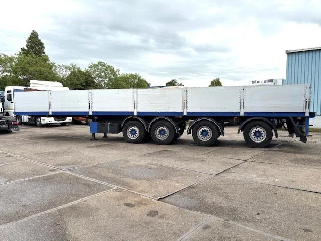 Kwb KWB P-504-STI-H 4-AXLE FLATBED TRAILER (SAF AXLES / 2x STEERING AXLE / 2x LIFT-AXLE / ALUMINIUM SIDE BORDS /ABS-EBS) - Semi-remorque plateau: photos 5 Kwb KWB P-504-STI-H 4-AXLE FLATBED TRAILER (SAF AXLES / 2x STEERING AXLE / 2x LIFT-AXLE / ALUMINIUM SIDE BORDS /ABS-EBS) - Semi-remorque plateau: photos 5