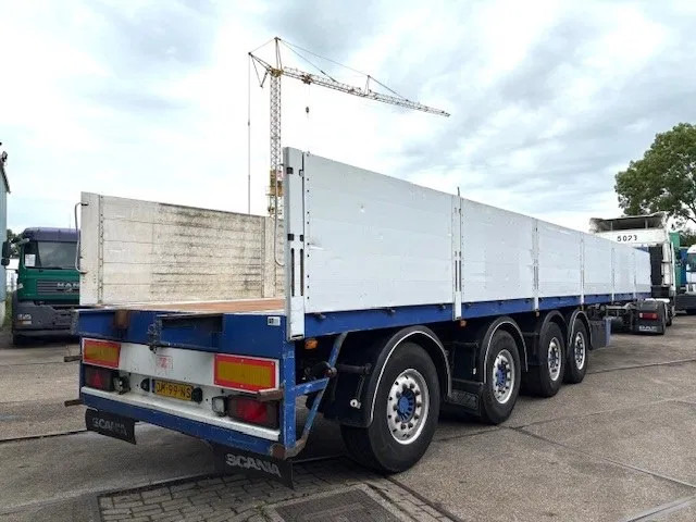 Kwb KWB P-504-STI-H 4-AXLE FLATBED TRAILER (SAF AXLES / 2x STEERING AXLE / 2x LIFT-AXLE / ALUMINIUM SIDE BORDS /ABS-EBS) - Semi-remorque plateau: photos 3 Kwb KWB P-504-STI-H 4-AXLE FLATBED TRAILER (SAF AXLES / 2x STEERING AXLE / 2x LIFT-AXLE / ALUMINIUM SIDE BORDS /ABS-EBS) - Semi-remorque plateau: photos 3