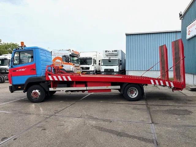 Camion porte-voitures Mercedes-Benz LK 814 RECOVERY TRUCK / CAR-MACHINE TRANSPORTER (6-CILINDER / MANUAL GEARBOX / FULL STEEL SUSPENSION / WINCH / HYDRAULIC RAMPS): photos 5