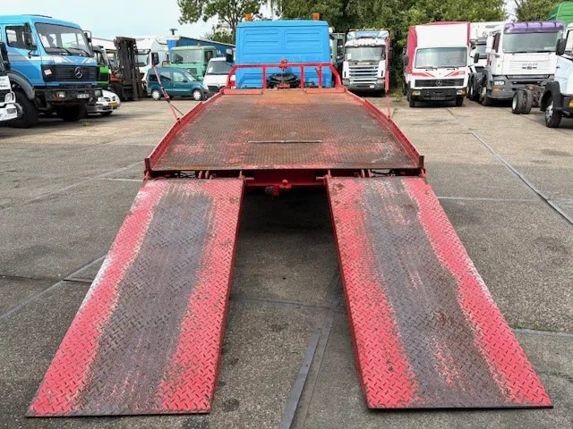 Camion porte-voitures Mercedes-Benz LK 814 RECOVERY TRUCK / CAR-MACHINE TRANSPORTER (6-CILINDER / MANUAL GEARBOX / FULL STEEL SUSPENSION / WINCH / HYDRAULIC RAMPS): photos 7