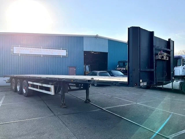 Van Hool 3B1047 13.60M. FLATBED TRAILER WITH 40FT TWISTLOCKS (SAF-AXLES / DISC BRAKES / 40FT TWISTLOCKS) - Semi-remorque plateau: photos 2 Van Hool 3B1047 13.60M. FLATBED TRAILER WITH 40FT TWISTLOCKS (SAF-AXLES / DISC BRAKES / 40FT TWISTLOCKS) - Semi-remorque plateau: photos 2
