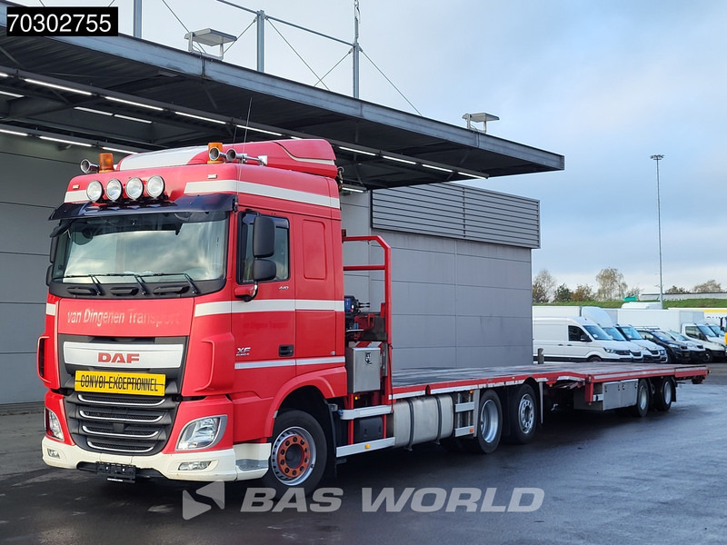 DAF XF 440 XF 6X2 NL-Truck Transporter APK HMF 900-K2 crane Winch Lift-Lenkachse Euro 6 - Camion, Camion grue: photos 5 DAF XF 440 XF 6X2 NL-Truck Transporter APK HMF 900-K2 crane Winch Lift-Lenkachse Euro 6 - Camion, Camion grue: photos 5