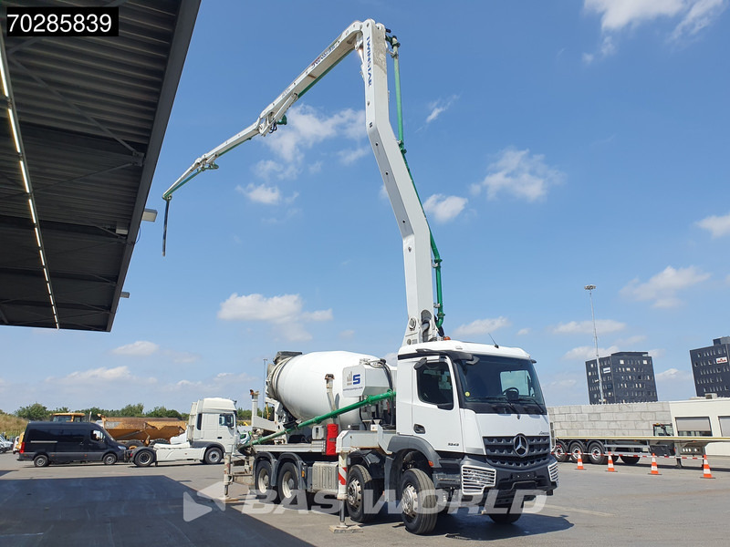 Mercedes-Benz Arocs 3243 8X4 Sermac Twinstar 4Z28 PUMI 9m3 Steelsuspension Big-Axle Euro 6 - Camion: photos 3 Mercedes-Benz Arocs 3243 8X4 Sermac Twinstar 4Z28 PUMI 9m3 Steelsuspension Big-Axle Euro 6 - Camion: photos 3