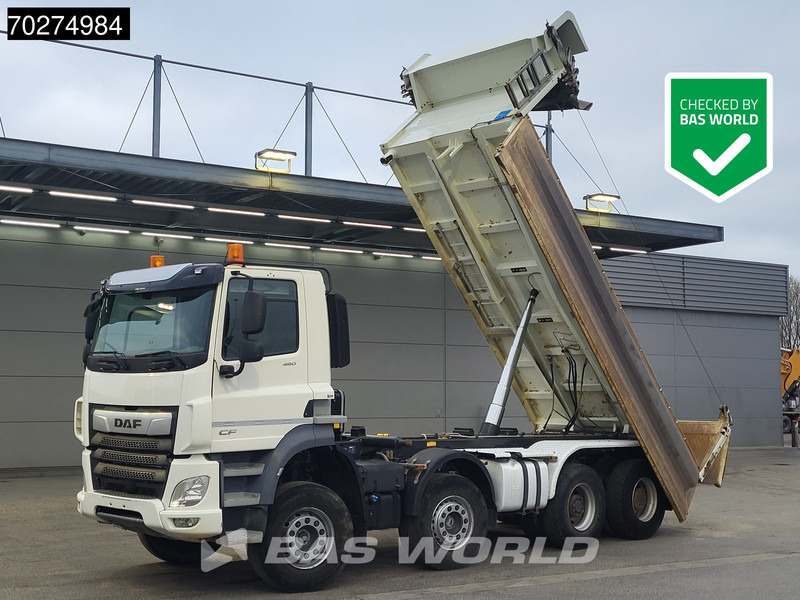 DAF CF 480 8X4 14m3 2-way KH Kipper Big-Axle Steelsuspension Euro 6 - Camion benne: photos 1 DAF CF 480 8X4 14m3 2-way KH Kipper Big-Axle Steelsuspension Euro 6 - Camion benne: photos 1
