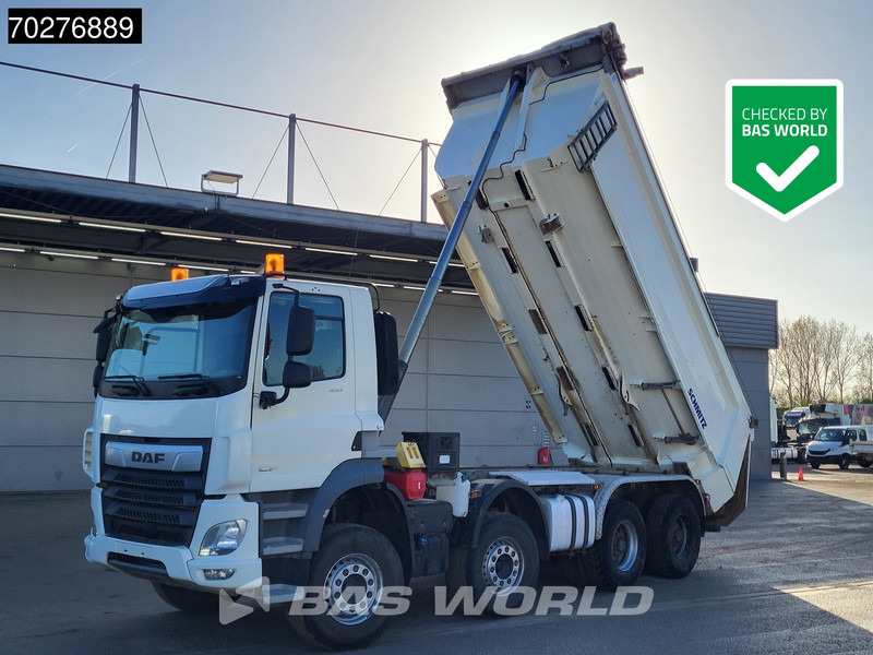DAF CF 480 8X4 20m3 Schmitz tipper Big-Axle Automatic Euro 6 - Camion benne: photos 1 DAF CF 480 8X4 20m3 Schmitz tipper Big-Axle Automatic Euro 6 - Camion benne: photos 1