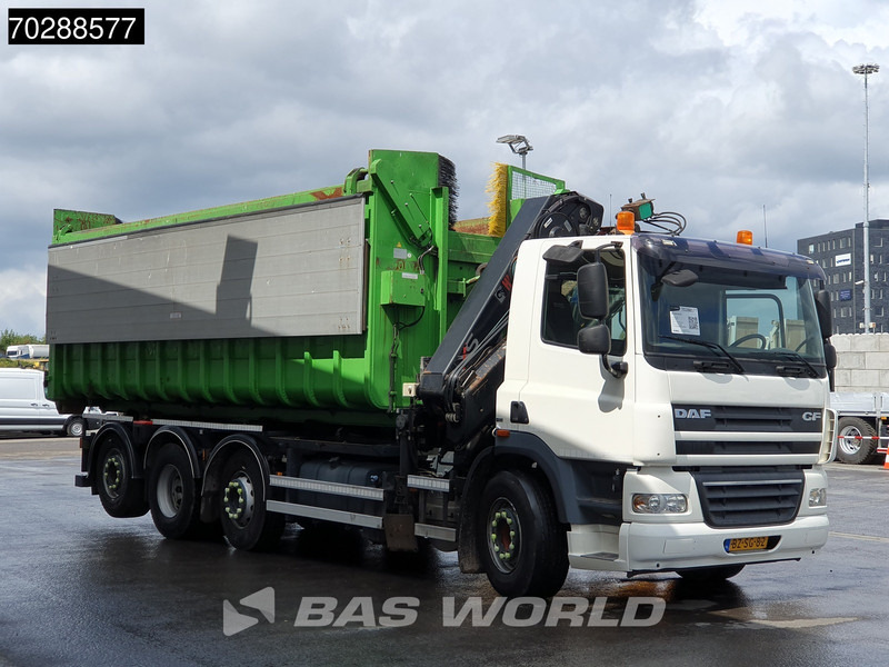 DAF CF85.360 8X2 NL-Truck HIAB 211 E-3 Hipro Crane + Hooklift Lift+steering Axle Automatic Euro 5 - Camion ampliroll, Camion grue: photos 3 DAF CF85.360 8X2 NL-Truck HIAB 211 E-3 Hipro Crane + Hooklift Lift+steering Axle Automatic Euro 5 - Camion ampliroll, Camion grue: photos 3