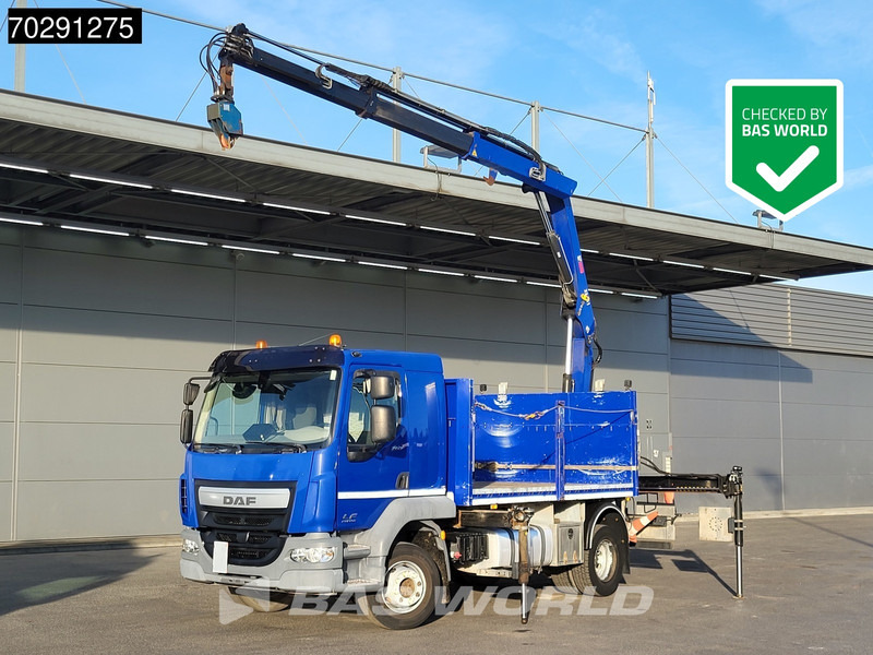 DAF LF 260 LF 4X2 HIAB 111 B-2 HIDUO Crane Automatic ACC Euro 6 - Camion plateau, Camion grue: photos 1 DAF LF 260 LF 4X2 HIAB 111 B-2 HIDUO Crane Automatic ACC Euro 6 - Camion plateau, Camion grue: photos 1