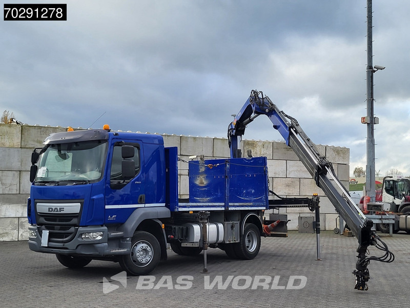 DAF LF 260 LF 4X2 Hiab 111 B-2 HIDUO Crane Kran Remote control Automatic ACC Euro 6 - Camion plateau, Camion grue: photos 3 DAF LF 260 LF 4X2 Hiab 111 B-2 HIDUO Crane Kran Remote control Automatic ACC Euro 6 - Camion plateau, Camion grue: photos 3