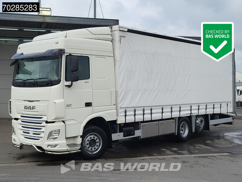 DAF XF 460 6X2 Machine Transporter hydraulic ramp Retarder Lift+Lenkasche Euro 6 - Camion porte-voitures: photos 3 DAF XF 460 6X2 Machine Transporter hydraulic ramp Retarder Lift+Lenkasche Euro 6 - Camion porte-voitures: photos 3