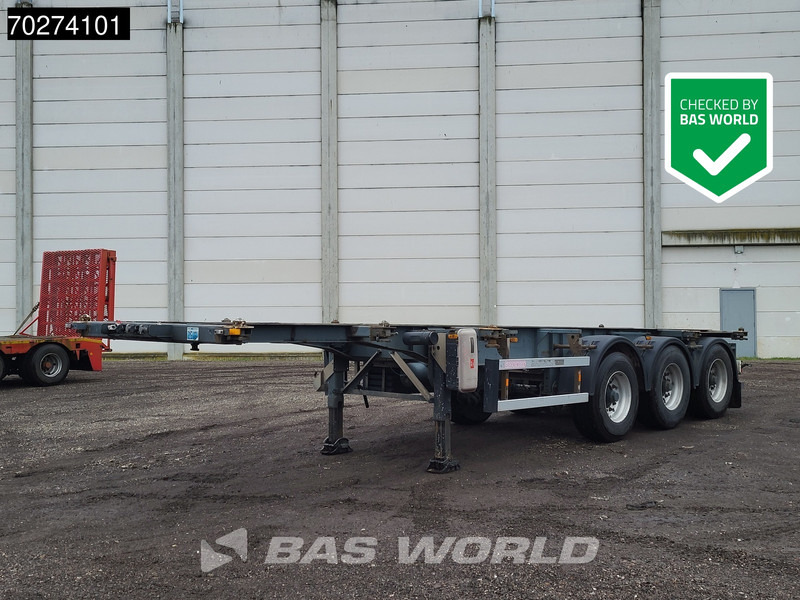 Groenewegen 30CC-14-27 ADR 20ft 30ft Liftachse - Semi-remorque porte-conteneur/ Caisse mobile: photos 1 Groenewegen 30CC-14-27 ADR 20ft 30ft Liftachse - Semi-remorque porte-conteneur/ Caisse mobile: photos 1