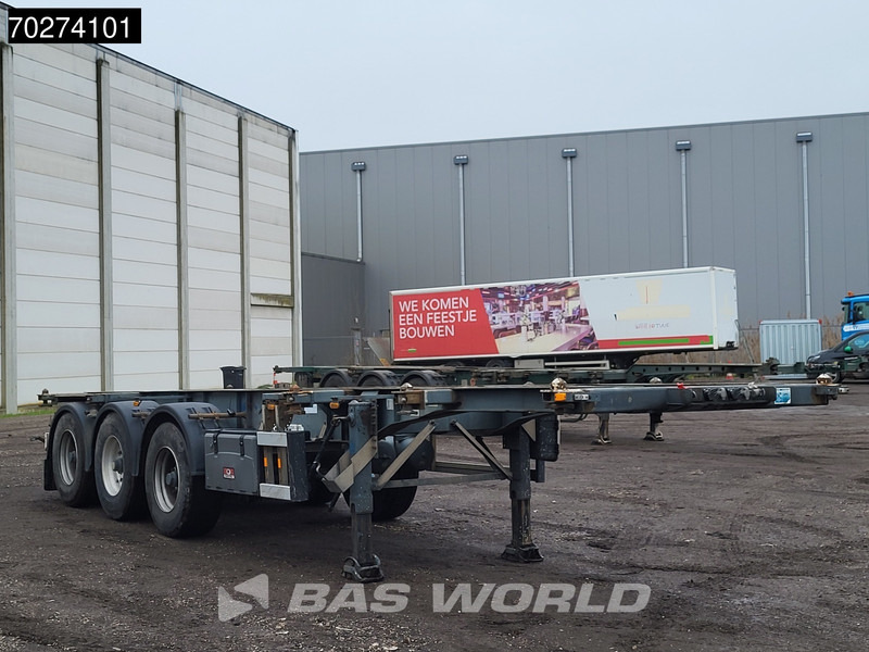 Groenewegen 30CC-14-27 ADR 20ft 30ft Liftachse - Semi-remorque porte-conteneur/ Caisse mobile: photos 3 Groenewegen 30CC-14-27 ADR 20ft 30ft Liftachse - Semi-remorque porte-conteneur/ Caisse mobile: photos 3