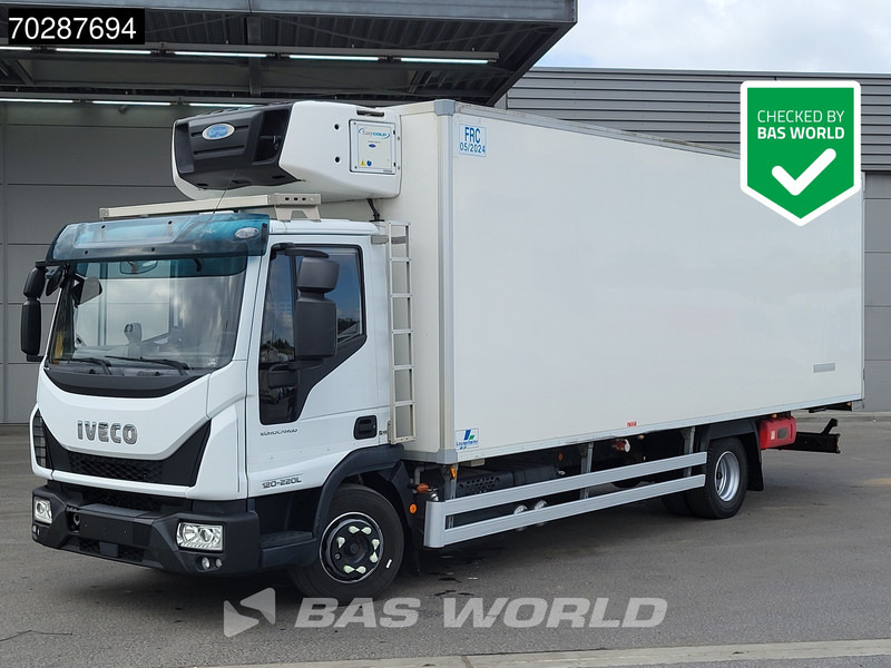 Iveco Eurocargo 120LE220 4X2 12tonner Carrier Supra 750 cooler Meat hang Manual Euro 6 - Camion frigorifique: photos 1 Iveco Eurocargo 120LE220 4X2 12tonner Carrier Supra 750 cooler Meat hang Manual Euro 6 - Camion frigorifique: photos 1