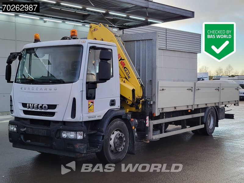 Iveco Eurocargo 180E250 4X2 Engine problems/defect Hyva HB150 XE 3 Kran Euro 5 - Camion plateau, Camion grue: photos 1 Iveco Eurocargo 180E250 4X2 Engine problems/defect Hyva HB150 XE 3 Kran Euro 5 - Camion plateau, Camion grue: photos 1