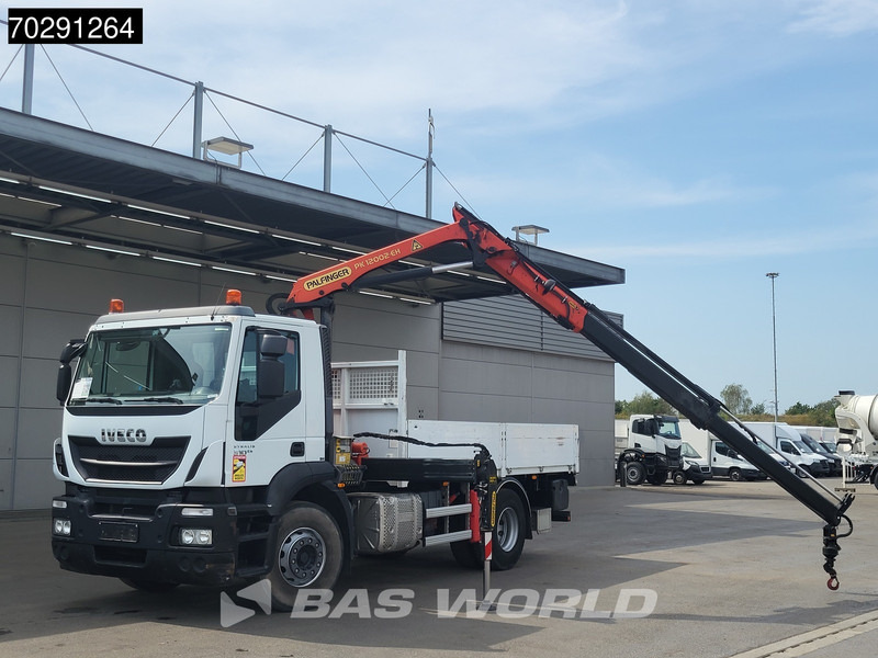 Iveco Stralis 310 4X2 Palfinger PK12002 EH Kran Crane Rotator Automatic Full Steel Euro 6 - Camion plateau, Camion grue: photos 5 Iveco Stralis 310 4X2 Palfinger PK12002 EH Kran Crane Rotator Automatic Full Steel Euro 6 - Camion plateau, Camion grue: photos 5