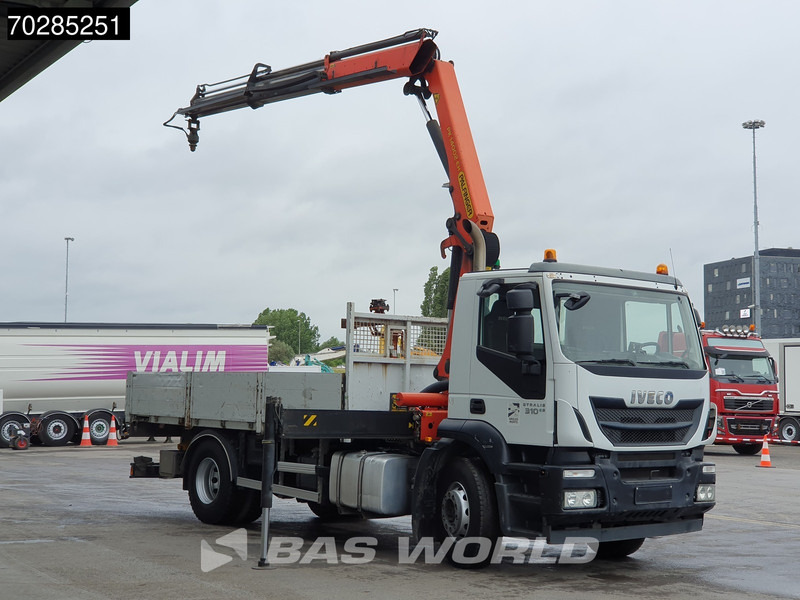 Iveco Stralis 310 4X2 Palfinger PK14002EH kran Crane Steelsuspension Automatic Euro 6 - Camion plateau, Camion grue: photos 3 Iveco Stralis 310 4X2 Palfinger PK14002EH kran Crane Steelsuspension Automatic Euro 6 - Camion plateau, Camion grue: photos 3