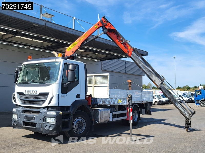 Iveco Stralis 310 4X2 Palfinger PK14502-SH Kran Crane Rotator Steel suspension Euro 6 - Camion plateau, Camion grue: photos 5 Iveco Stralis 310 4X2 Palfinger PK14502-SH Kran Crane Rotator Steel suspension Euro 6 - Camion plateau, Camion grue: photos 5