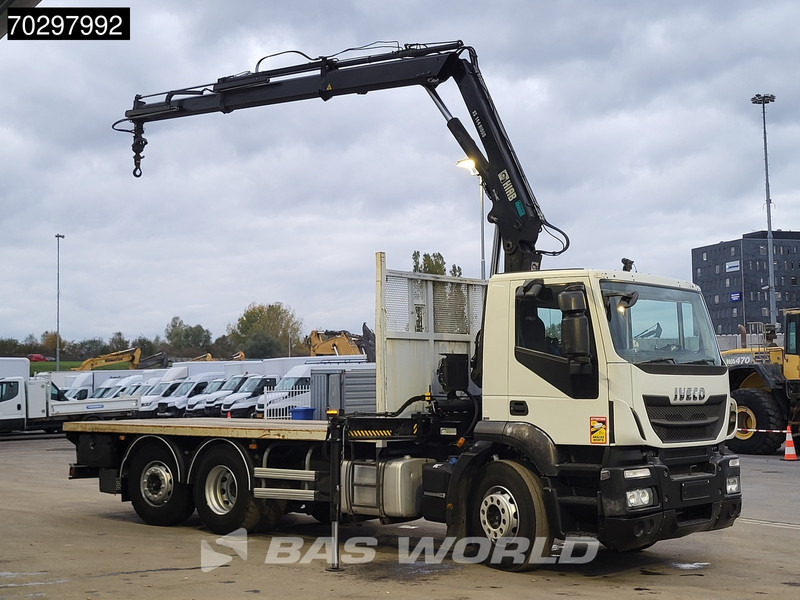 Iveco Stralis 310 Stralis 6X2 HIAB 144 BS-2 Crane Kran Lift+Steering-Axle Manual Euro 5 - Camion plateau, Camion grue: photos 3 Iveco Stralis 310 Stralis 6X2 HIAB 144 BS-2 Crane Kran Lift+Steering-Axle Manual Euro 5 - Camion plateau, Camion grue: photos 3