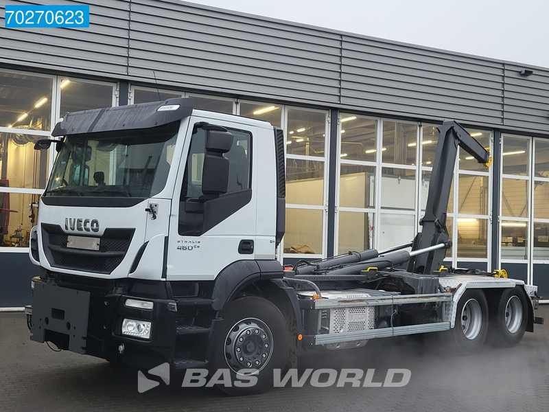 Camion ampliroll Iveco Stralis 460 6X2 20T Marrel Hooklift ActiveDay ACC Automatic Euro 6: photos 7
