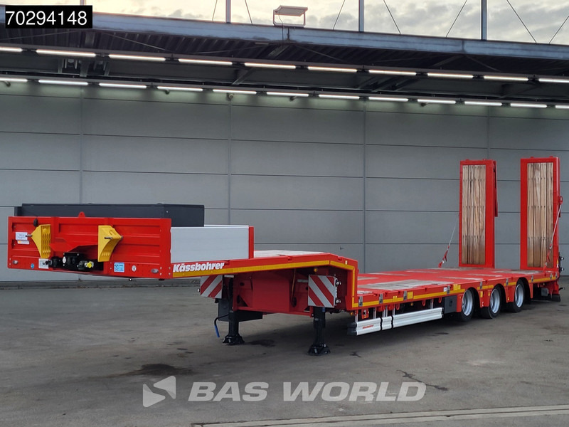 Kässbohrer LB3E 3 axles Steering+Lift Axle Extendable Ramps - Semi-remorque surbaissé: photos 3 Kässbohrer LB3E 3 axles Steering+Lift Axle Extendable Ramps - Semi-remorque surbaissé: photos 3