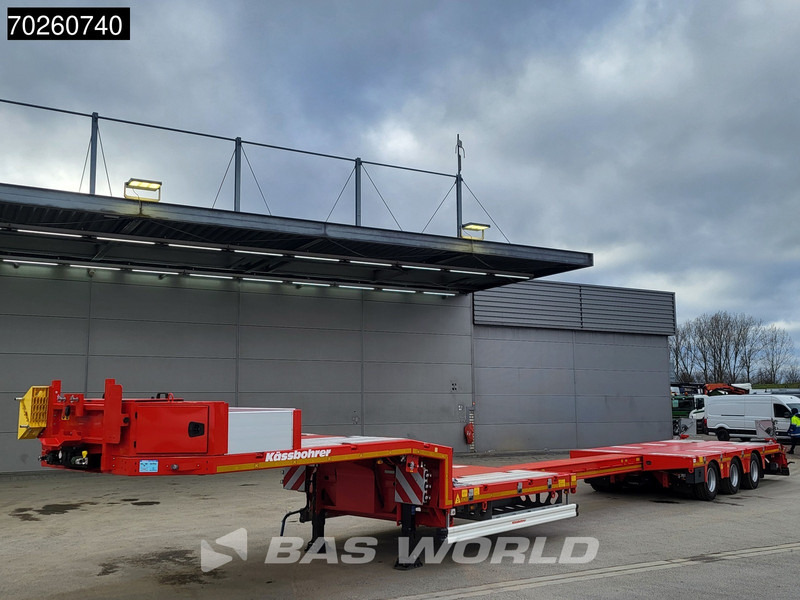 Kässbohrer LB3E Ausziehbar Bis:13,75m Lift+Lenkachse - Semi-remorque surbaissé: photos 2 Kässbohrer LB3E Ausziehbar Bis:13,75m Lift+Lenkachse - Semi-remorque surbaissé: photos 2