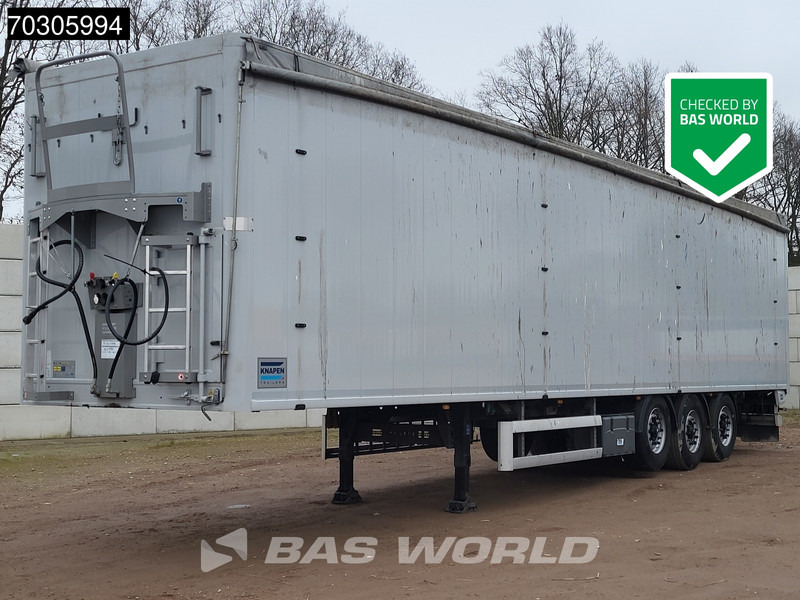 Knapen K100 92m3 Lifting Axle 10mm - Semi-remorque à fond mouvant: photos 1 Knapen K100 92m3 Lifting Axle 10mm - Semi-remorque à fond mouvant: photos 1