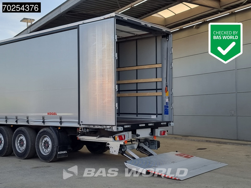 Kögel S24-1 3 axles NEW-UNUSED 2000kg Tailgate Liftachse Edscha LBW - Semi-remorque rideaux coulissants: photos 1 Kögel S24-1 3 axles NEW-UNUSED 2000kg Tailgate Liftachse Edscha LBW - Semi-remorque rideaux coulissants: photos 1