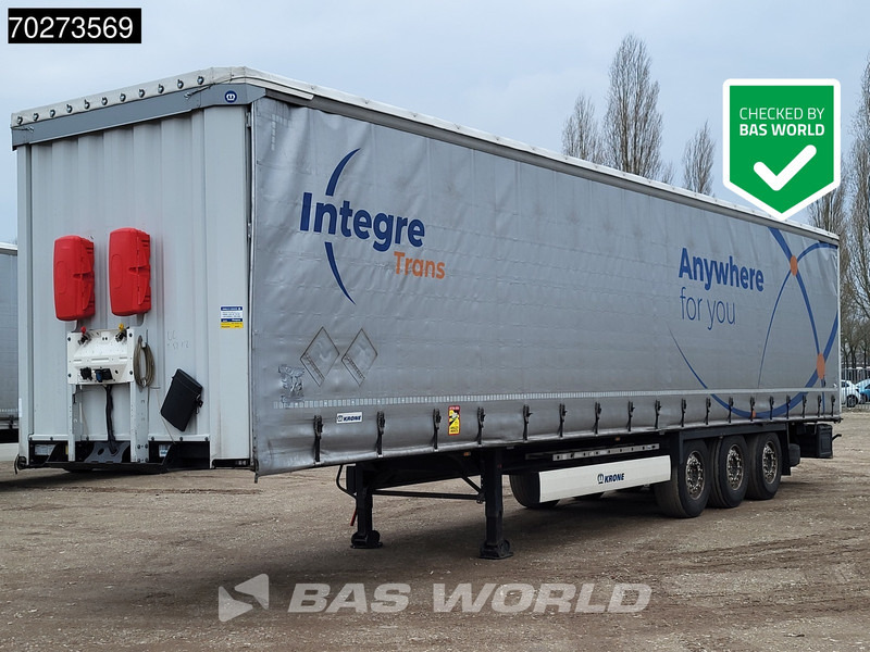 Krone SD 3 axles Edscha Anti-Vandalimus-Plane Alcoa's - Semi-remorque rideaux coulissants: photos 1 Krone SD 3 axles Edscha Anti-Vandalimus-Plane Alcoa's - Semi-remorque rideaux coulissants: photos 1