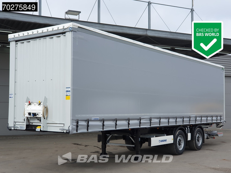 Krone SZ NEW Tailgate City Lift + Lenkachse LBW Ladebordwand - Semi-remorque rideaux coulissants: photos 1 Krone SZ NEW Tailgate City Lift + Lenkachse LBW Ladebordwand - Semi-remorque rideaux coulissants: photos 1