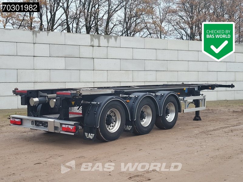 LAG O-3-CC 20ft 30ft TÜV 09/26 ADR - Semi-remorque porte-conteneur/ Caisse mobile: photos 1 LAG O-3-CC 20ft 30ft TÜV 09/26 ADR - Semi-remorque porte-conteneur/ Caisse mobile: photos 1