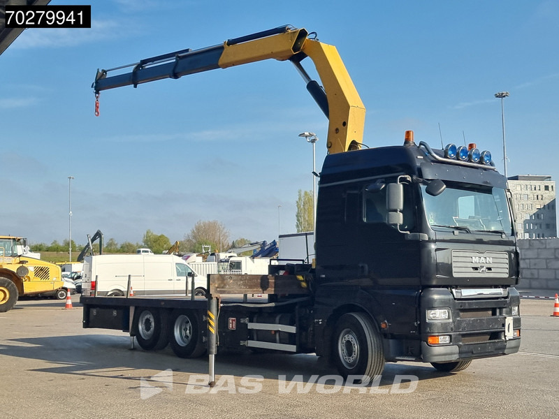 MAN TGA 26.430 6X2 Palfinger PK32080 Kran Crane Manual Liftachse Euro 4 - Camion plateau, Camion grue: photos 3 MAN TGA 26.430 6X2 Palfinger PK32080 Kran Crane Manual Liftachse Euro 4 - Camion plateau, Camion grue: photos 3