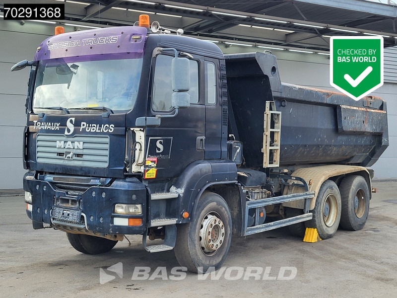 MAN TGA 33.360 6X4 BROKEN ENGINE! 13m3 Meiller tipper Steel suspension Manual Euro 4 - Camion benne: photos 1 MAN TGA 33.360 6X4 BROKEN ENGINE! 13m3 Meiller tipper Steel suspension Manual Euro 4 - Camion benne: photos 1