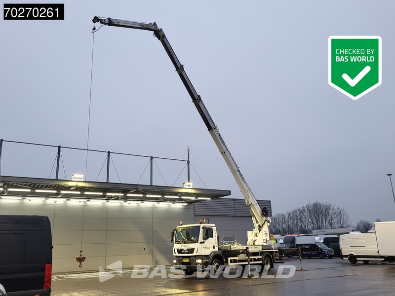 MAN TGM 18.250 4X2 44mtrs Böcker AK44/4000 Telescopic crane Manual Euro 6 - Camion grue: photos 1 MAN TGM 18.250 4X2 44mtrs Böcker AK44/4000 Telescopic crane Manual Euro 6 - Camion grue: photos 1