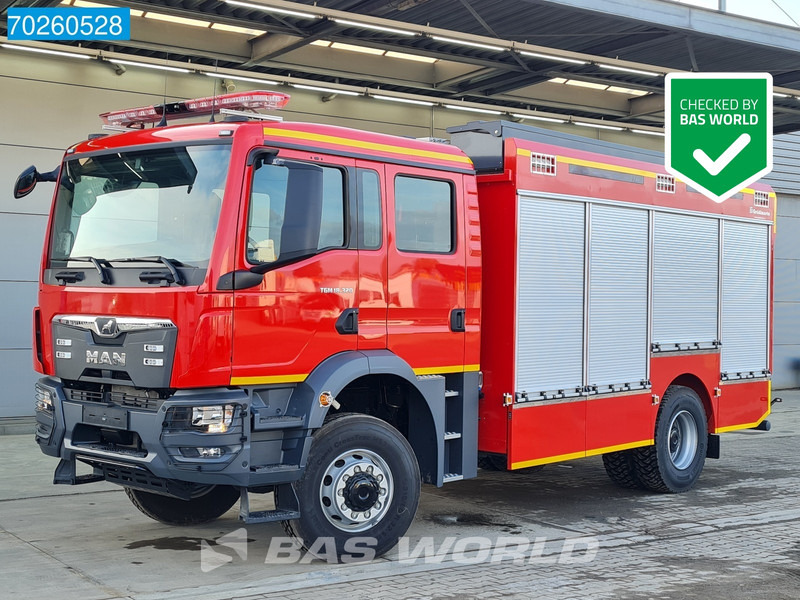 MAN TGM 18.320 4X4 NEW! Feuerwehr Fire Truck Volkan pump Navi Euro 6 - Camion de pompier: photos 1 MAN TGM 18.320 4X4 NEW! Feuerwehr Fire Truck Volkan pump Navi Euro 6 - Camion de pompier: photos 1