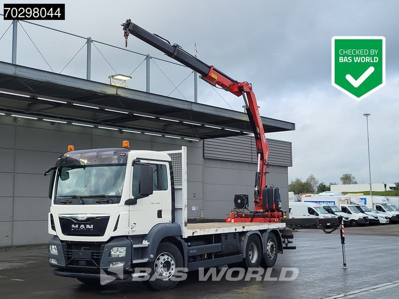 MAN TGS 26.360 6X2 Fassi F135A.0.22 Lift-Axle Euro 6 - Camion plateau, Camion grue: photos 1 MAN TGS 26.360 6X2 Fassi F135A.0.22 Lift-Axle Euro 6 - Camion plateau, Camion grue: photos 1