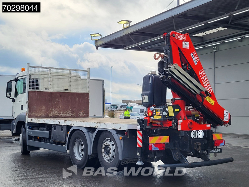 Camion plateau, Camion grue MAN TGS 26.360 6X2 Fassi F135A.0.22 Lift-Axle Euro 6: photos 9 Camion plateau, Camion grue MAN TGS 26.360 6X2 Fassi F135A.0.22 Lift-Axle Euro 6: photos 9