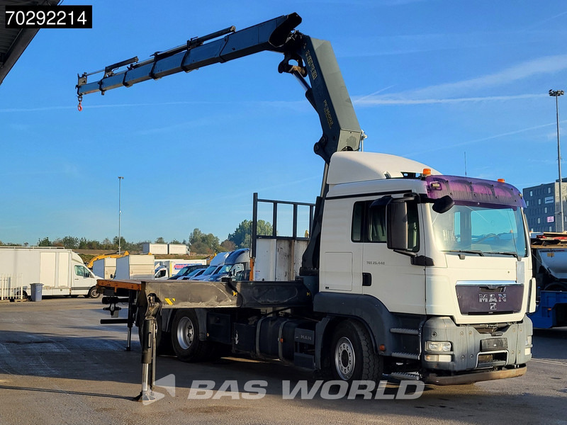 MAN TGS 26.440 6X4 Palfinger PK36002 Crane Retarder Steelsuspension Manual - Camion plateau, Camion grue: photos 3 MAN TGS 26.440 6X4 Palfinger PK36002 Crane Retarder Steelsuspension Manual - Camion plateau, Camion grue: photos 3