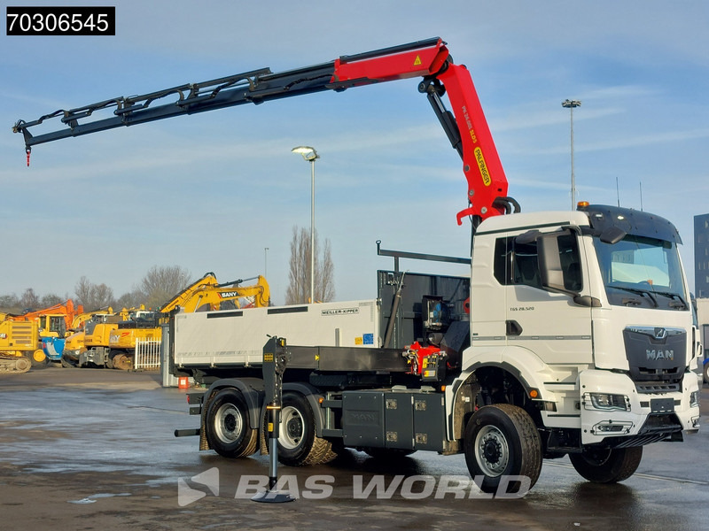 MAN TGS 28.520 6X4 NEW Palfinger PK24001 SLD 5 Kran 2-way tipper Retarder Lift+Steering Axle - Camion benne, Camion grue: photos 3 MAN TGS 28.520 6X4 NEW Palfinger PK24001 SLD 5 Kran 2-way tipper Retarder Lift+Steering Axle - Camion benne, Camion grue: photos 3