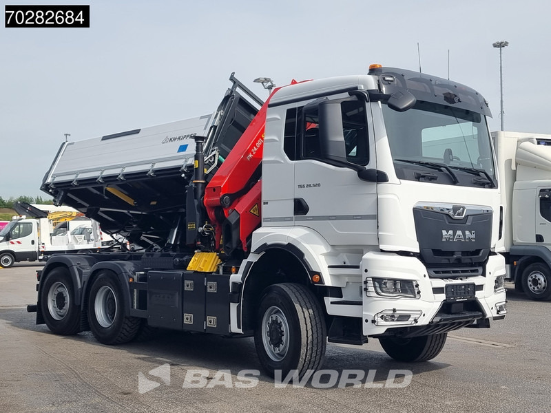 MAN TGS 28.520 6X4 Palfinger PK24001 SLD 5 Kran 2-way tipper Retarder Big-Axle Liftachse Euro 6 - Camion benne, Camion grue: photos 3 MAN TGS 28.520 6X4 Palfinger PK24001 SLD 5 Kran 2-way tipper Retarder Big-Axle Liftachse Euro 6 - Camion benne, Camion grue: photos 3
