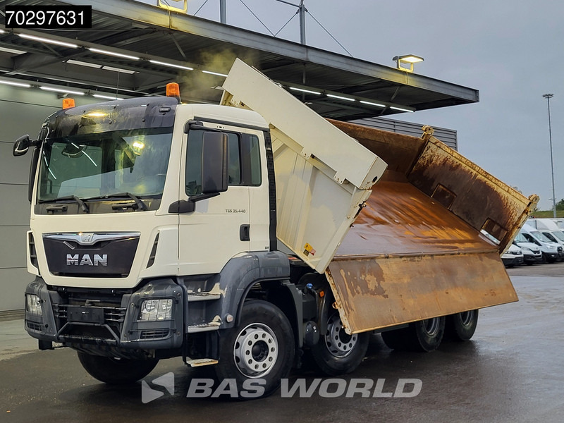 MAN TGS 35.440 8X4 12m3 Meiller 2 Way tipper Big-Axle Navi Euro 6 - Camion benne: photos 3 MAN TGS 35.440 8X4 12m3 Meiller 2 Way tipper Big-Axle Navi Euro 6 - Camion benne: photos 3