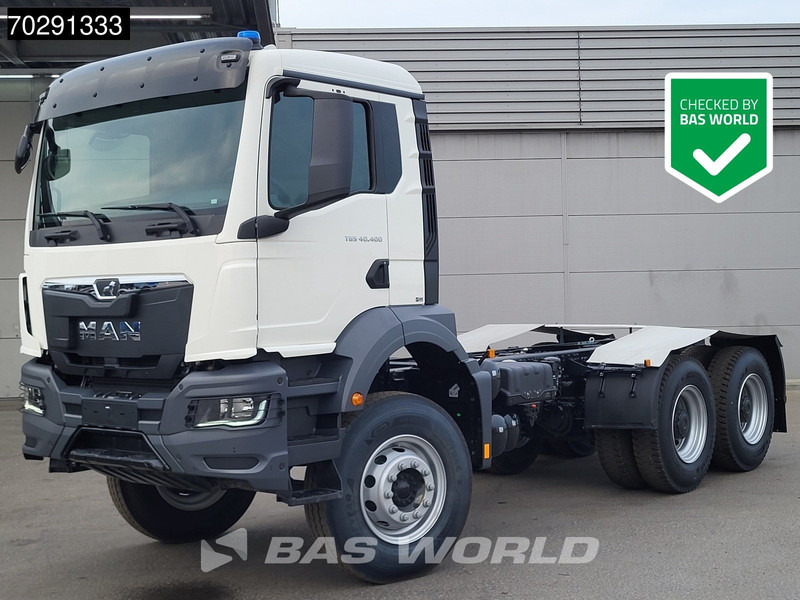 MAN TGS 40.400 6X4 NEW 6x4 chassis PTO Preparation Steelsuspension Big-Axle Automatic Euro 2 - Châssis cabine: photos 1 MAN TGS 40.400 6X4 NEW 6x4 chassis PTO Preparation Steelsuspension Big-Axle Automatic Euro 2 - Châssis cabine: photos 1