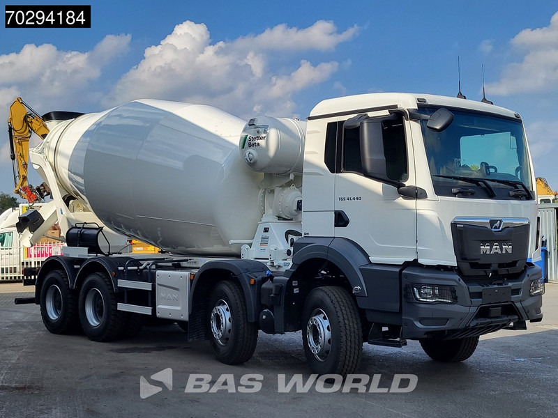 MAN TGS 41.440 8X4 New! 12m3 Stetter Mixer Big-Axle Steelsuspension Automatic Euro 6 - Camion malaxeur: photos 3 MAN TGS 41.440 8X4 New! 12m3 Stetter Mixer Big-Axle Steelsuspension Automatic Euro 6 - Camion malaxeur: photos 3