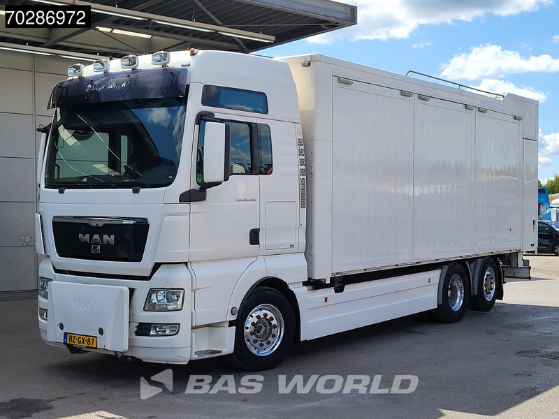 MAN TGX 26.480 TGX 6X2 NL-Truck BDF HorseTransport Lift+steering axle Standklima Automatic Xenon Alcoa´s Euro 5 - Camion porte-conteneur/ Caisse mobile: photos 5 MAN TGX 26.480 TGX 6X2 NL-Truck BDF HorseTransport Lift+steering axle Standklima Automatic Xenon Alcoa´s Euro 5 - Camion porte-conteneur/ Caisse mobile: photos 5