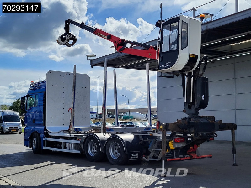 MAN TGX 33.580 TGX 6X4 Palfinger Epsilon Wood crane Holztransport Retarder Navi Xenon Euro 6 - Camion grumier, Camion grue: photos 2 MAN TGX 33.580 TGX 6X4 Palfinger Epsilon Wood crane Holztransport Retarder Navi Xenon Euro 6 - Camion grumier, Camion grue: photos 2