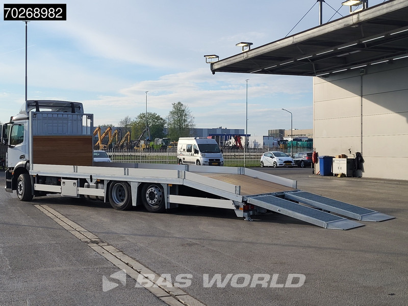 Camion porte-voitures neuf Mercedes-Benz Actros 2532 6X2 NEW! Machine tansporter Oprijwagen Lenkachse Navi Euro 6: photos 8