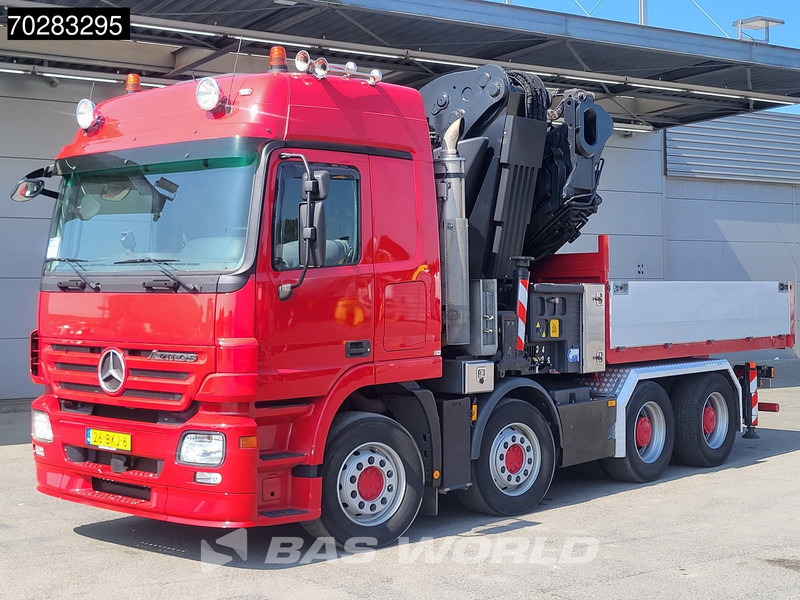 Mercedes-Benz Actros 2648 850 8X4 Effer 350/9S Kran Fifth wheel Big-Axle Automatic Euro 5 - Camion plateau, Camion grue: photos 2 Mercedes-Benz Actros 2648 850 8X4 Effer 350/9S Kran Fifth wheel Big-Axle Automatic Euro 5 - Camion plateau, Camion grue: photos 2