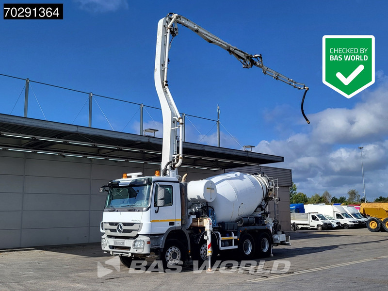 Mercedes-Benz Actros 3241 8X4 Cifa MK24.4Z Pompe+Mixer Retarder 3-Pedals Steelsuspension Big-Axle Euro 5 - Camion pompe: photos 1 Mercedes-Benz Actros 3241 8X4 Cifa MK24.4Z Pompe+Mixer Retarder 3-Pedals Steelsuspension Big-Axle Euro 5 - Camion pompe: photos 1