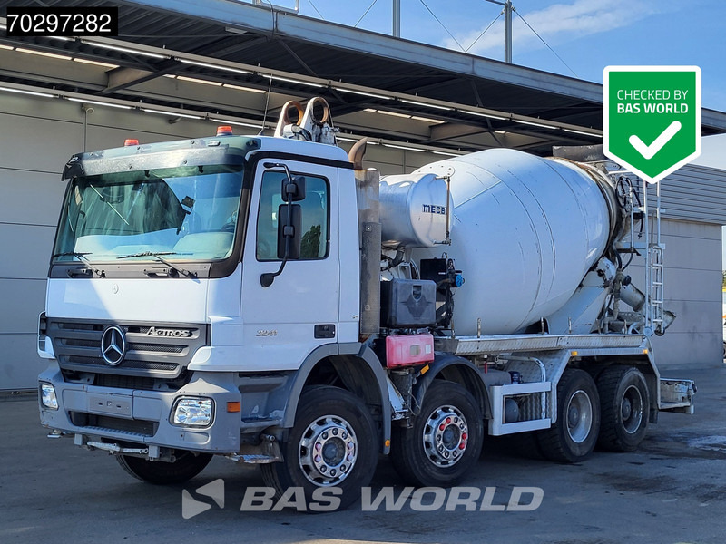 Mercedes-Benz Actros 3241 8X4 Mecbo PUMI incomplete Seelsuspension Big-Axle Euro 3 - Camion malaxeur: photos 1 Mercedes-Benz Actros 3241 8X4 Mecbo PUMI incomplete Seelsuspension Big-Axle Euro 3 - Camion malaxeur: photos 1