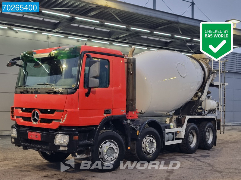 Mercedes-Benz Actros 3541 8X4 Big-Axle Steelsuspension 9m3 Mixer Euro 5 - Camion malaxeur: photos 1 Mercedes-Benz Actros 3541 8X4 Big-Axle Steelsuspension 9m3 Mixer Euro 5 - Camion malaxeur: photos 1