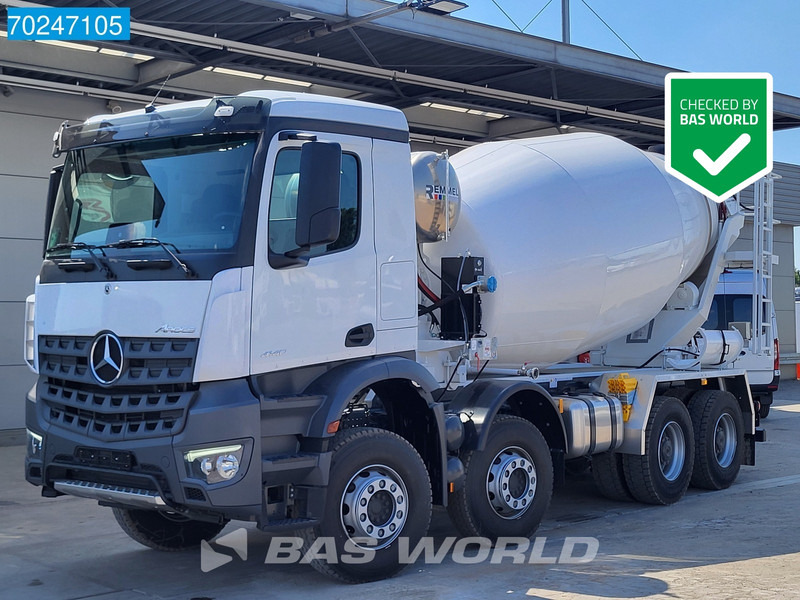 Camion malaxeur neuf Mercedes-Benz Actros 4140 8X4 NEW! 10m3 Remmel Made in Germany Big-AxleEuro 3: photos 1